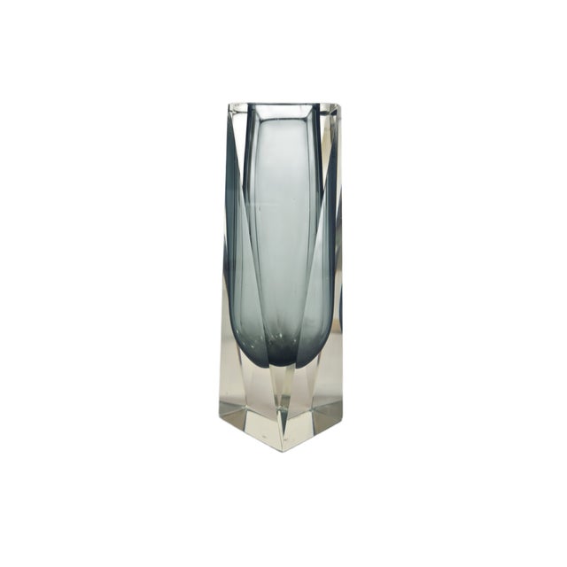 Glass Italian Murano Glass Vase from Mandruzzato, 1950s For Sale - Image 7 of 18
