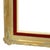 Vintage Baroque Style Gilt Frame in Red Velvet For Sale - Image 17 of 18