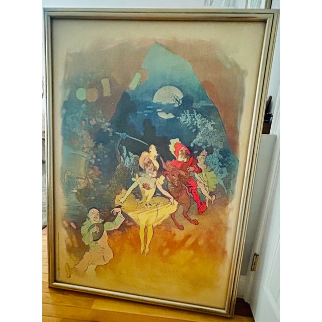 Jules Cheret color Lithograph from the Musee Grevin Printed at Chaix ( Atelier Cheret) , Paris. Excellent condition. Jules...