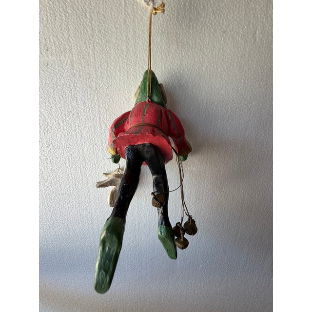 Vintage House of Hatten "Enchanted Forest" Santa Elf Ornament For Sale - Image 4 of 6