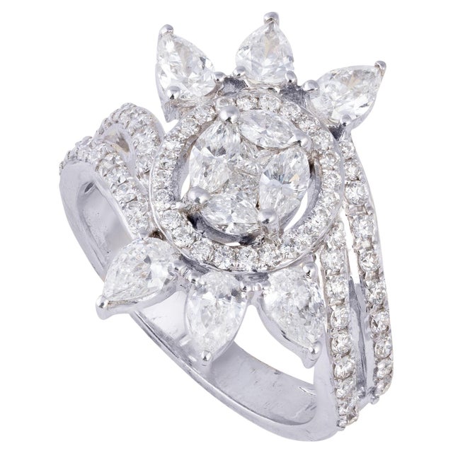 Diamond wt 1.75cts gold net wt 6.010gm(18k)