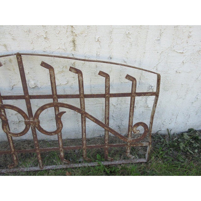 Antique Victorian Iron Architectural Salvage Piece For Sale - Image 4 of 6