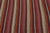 1950s Vintage Persian Kilim, Stripes in Rich Red and Vibrant Jewel Tones - Rug & Kilim For Sale - Image 5 of 8