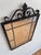 Metal Art Deco Black Wrought Iron Wall Mirror, Belgium, 1930s For Sale - Image 7 of 10