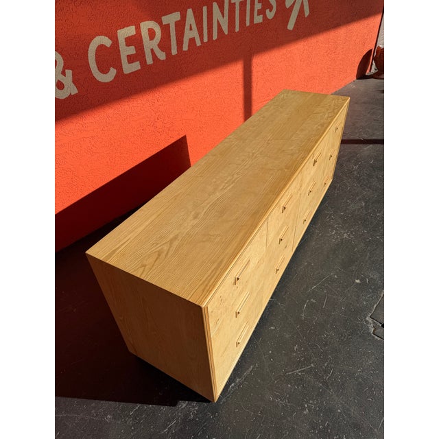 Henredon 1980s Burlwood Henredon Scene Two Dresser For Sale - Image 4 of 12