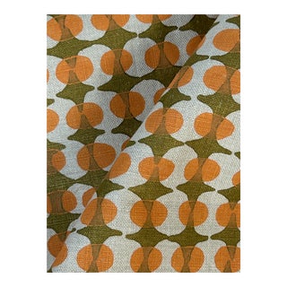 Galbraith & Paul "Ovals” Hand Blocked Fabric– 3 Yards For Sale