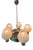 Bauhaus Style Chandelier, 1950s For Sale