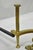 19th Century French Empire Bronze Large Paw Foot Column Fireplace Andirons - a Pair For Sale In Philadelphia - Image 6 of 12