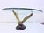 Metal Hollywood Regency Swan Metal Coffee Table, 1960s For Sale - Image 7 of 11