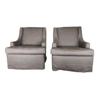Cisco Brothers Club Chairs- a Pair For Sale