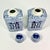 Mid-Century Boho Chic Chinoiserie Hollywood Regency Blue & White Square Happiness Ginger Jars - A Pair For Sale - Image 13 of 15