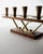 Vintage Candleholder in Wood and Brass, 1970s For Sale - Image 3 of 13
