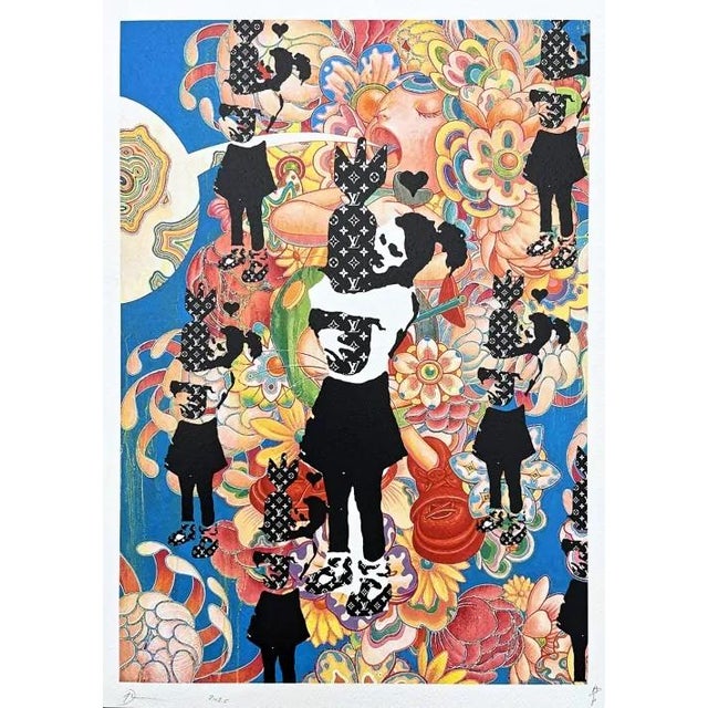 Death Nyc - Banksy Bomb Love Girls - Limited Edition With Certificate For Sale