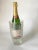 White Art Deco White Champagne Cooler in Glass, France, 1940s For Sale - Image 8 of 9