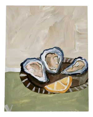 Vynka Hallam, The Oyster, Acrylic