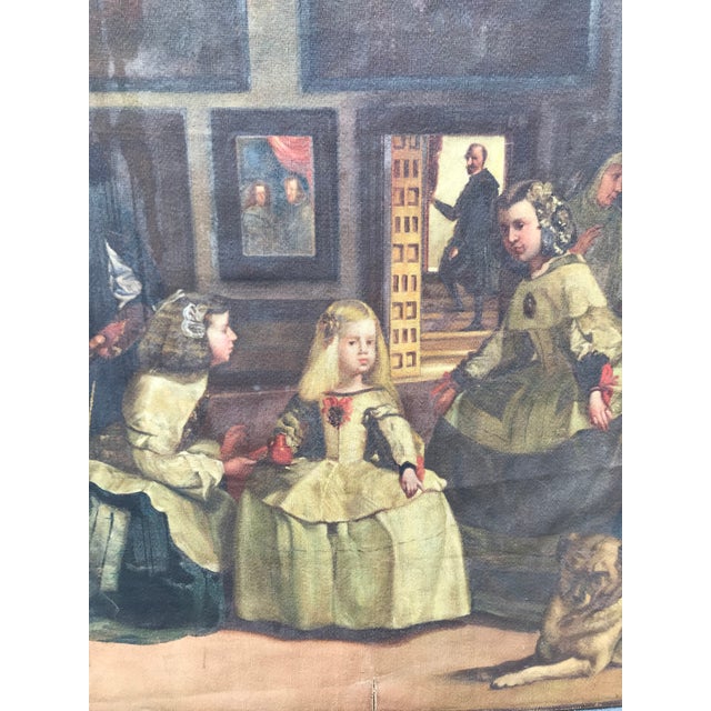Las Meninas Painted Tapestry On Wood Frame By Diego Velazquez Chairish