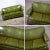 1940-1950s Traditional Green Naugahyde Faux Leather Lawson Club Style Sofa W/Rolled Arms For Sale - Image 12 of 12