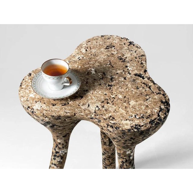 Not Yet Made - Made To Order Neige Sculptural Stone Side Table by Donatas Zukauskas For Sale - Image 5 of 7