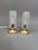 Vintage Bubble Lamps on Gold Bases, 1970s For Sale - Image 4 of 6