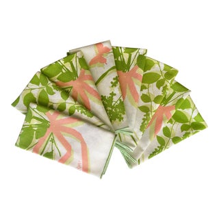 Vintage Vera Butterflies and Bows Napkins- Set of 8 For Sale