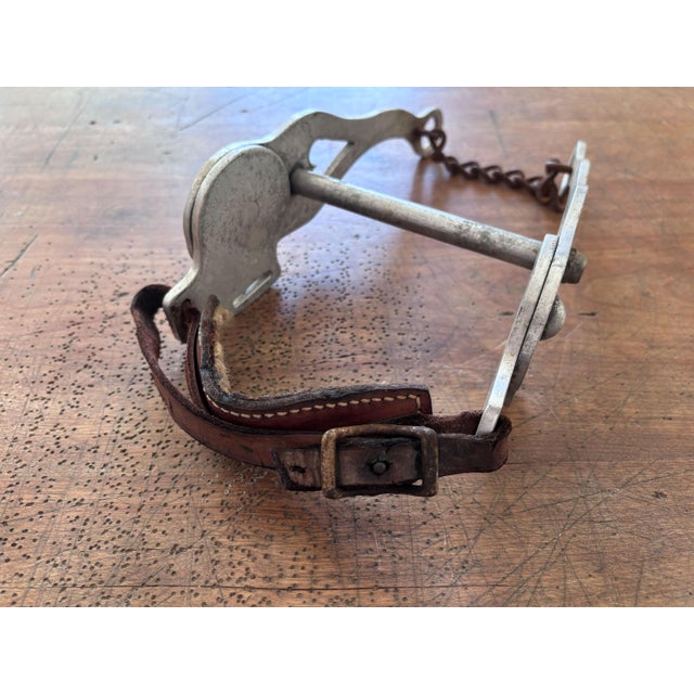 Silver Vintage Western Horse Curb Bit, 1950s For Sale - Image 8 of 8