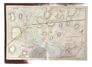 Antique Cartography Map of Section 11 of Orange and Westchester Counties, New York - Published by Watson and Company, 1891