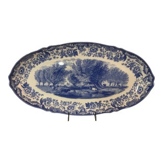 Large Spode Fish Platter 24” Spode Signature Collection For Sale