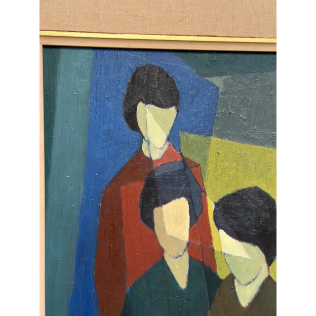 Sune Walberg, Figure Composition, 1960s, Oil on Panel, Framed For Sale - Image 5 of 18