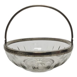 Art Nouveau Fruit Basket, 1890s For Sale