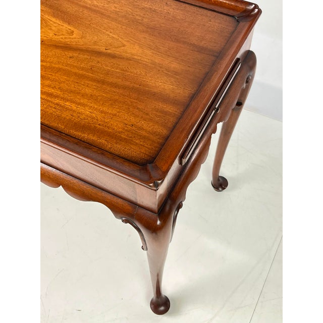 Mid 20th Century Kittinger Colonial Williamsburg Tea Table - Early Mark For Sale - Image 10 of 12
