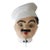 Vintage Chalkware Chef String Holder Wall Hanging For Sale