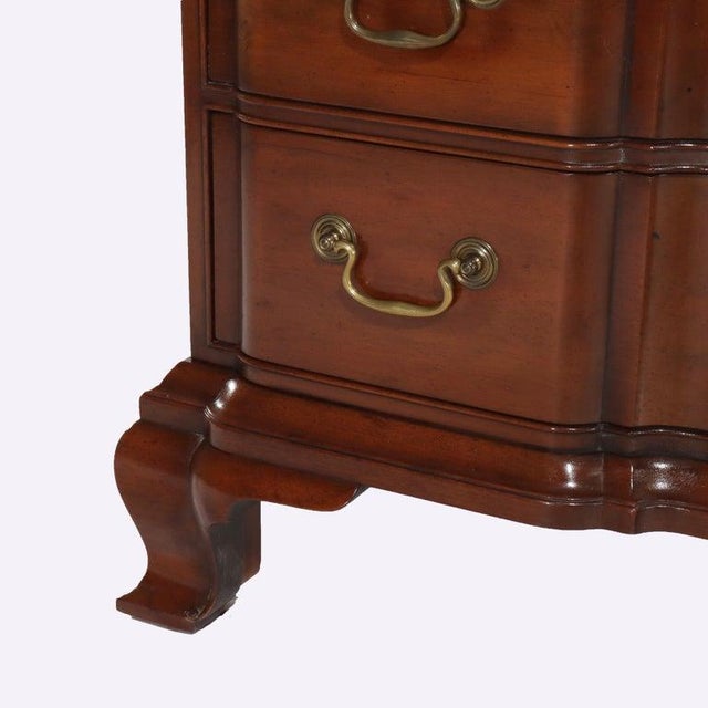 1950s Vintage Kittinger Presidential Collection Mahogany Four Drawer Chest C1950 For Sale - Image 5 of 12