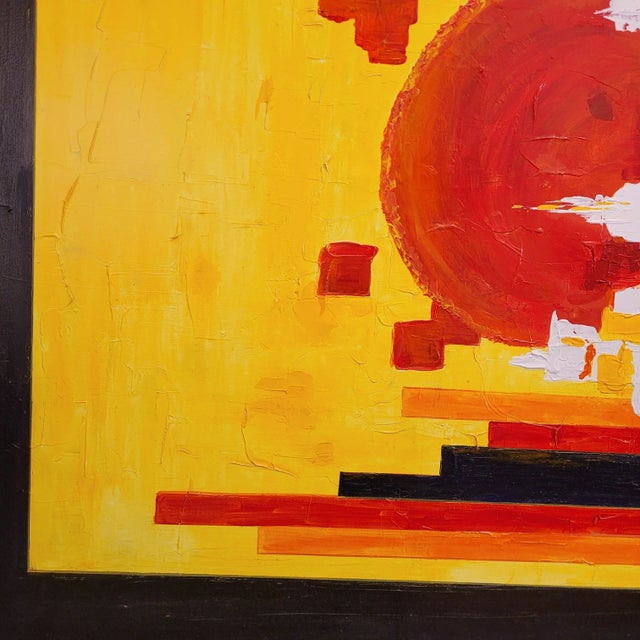 Cécile Genon Sorel, African Sun, 2007, Oil on Canvas For Sale - Image 16 of 18