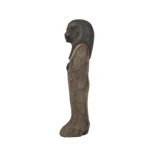 Antique Egyptian Carved Stone Pharaoh Figurine For Sale In Los Angeles - Image 6 of 9