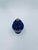 Japanese ginger jar, crafted from high-quality porcelain. The deep cobalt blue jar features a matching lid with a gold...