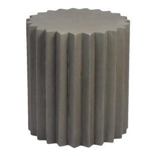 Sunburst Cement Side Table For Sale