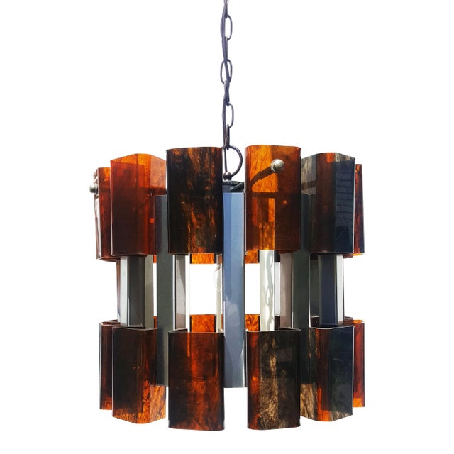 Mid Century Modern Ceiling Light / Chandelier For Sale