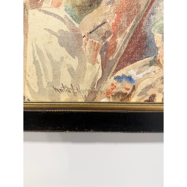 Martin J. Murray (American, 1908–1997) Nude Art Class Scene Study 1954 For Sale - Image 4 of 12