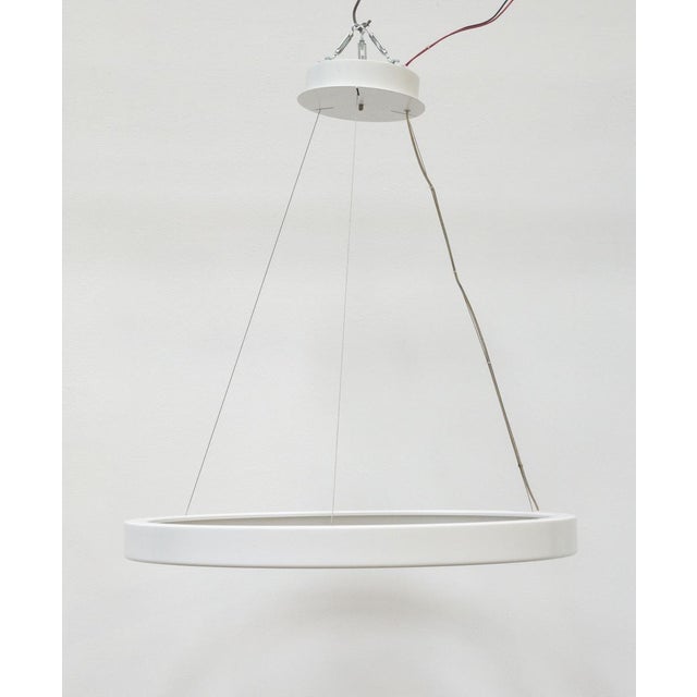 White Lunaop Medium Pendant Lamp by Martinelli Luce For Sale - Image 8 of 9