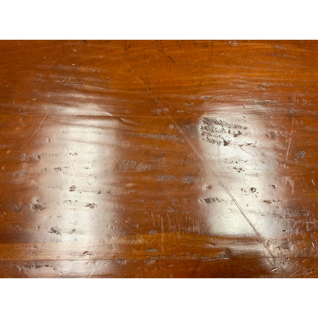 20 Century Handcrafted Cherry Hunt Table For Sale In New York - Image 6 of 10