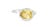 18K White Gold Designer Citrine & Diamond Ring Elegant 18K white gold designer ring featuring a 7 × 9 mm oval citrine...