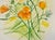 Paper Yellow Daffodils, Original Watercolor, Signed For Sale - Image 7 of 9