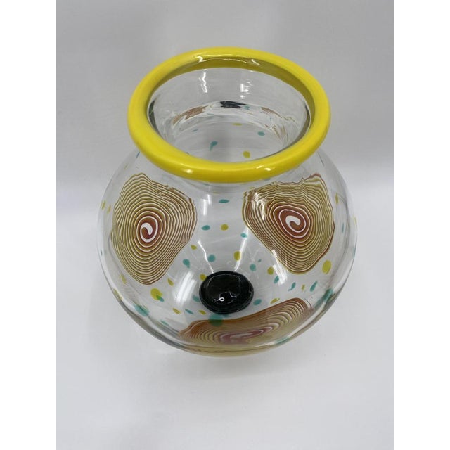 Dei Solari Vase in Murano Glass by Giovanni Levante for Salviati, Italy, 1992 For Sale - Image 13 of 14