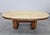 Large Modern Sofa Table in Walnut with Travertine Top, 1970s For Sale - Image 11 of 16