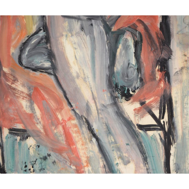 Mid 20th Century Bay Area Abstract Expressionist Leaning Nude by Honora Berg For Sale - Image 5 of 9
