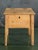 Rusticly simple 19th Century English pine stool with storage. Well constructed including a lock mechanism.