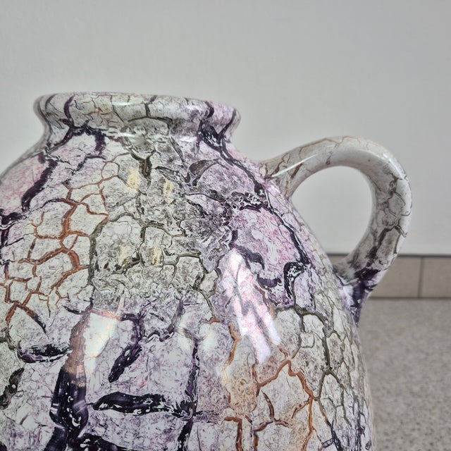 Mid-Century Modern Large 644-38 Floor Vase from Scheurich, Germany, 1960s For Sale - Image 3 of 11