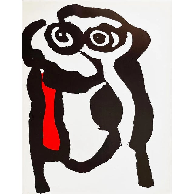 Abstract 1974 Karel Appel Lithograph 5 Ariel Album For Sale - Image 3 of 3