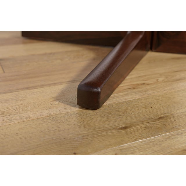 Mid-Century Round Rosewood Extendable Dining Table, Denmark, 1960s For Sale - Image 17 of 18