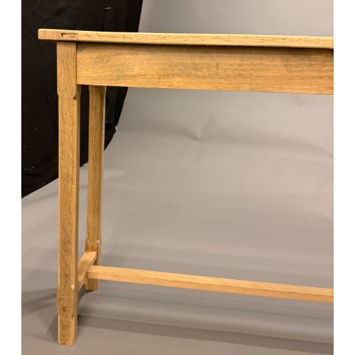 Transitional Hand Made Oak Console Table For Sale - Image 3 of 10